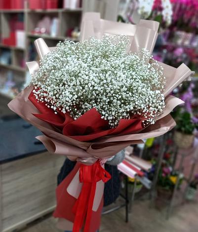 Букет цветов из: Гипсофила в Рогачево