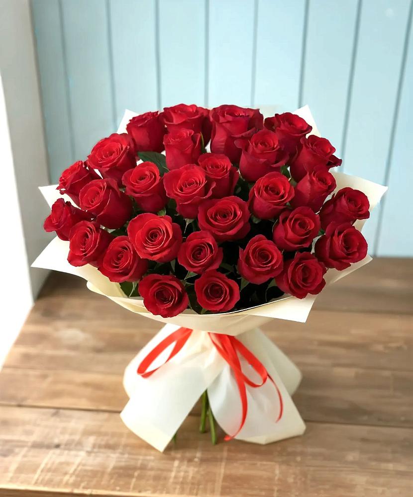 Букет 29 Красных роз в Рогачево