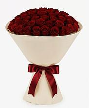 Букет 101 Бордовая роза Блэк Бакарра в Рогачево