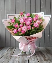 Букет Розовый кустик в Рогачево