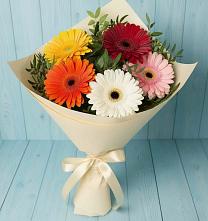 Букет цветов из:  Герберы в Рогачево