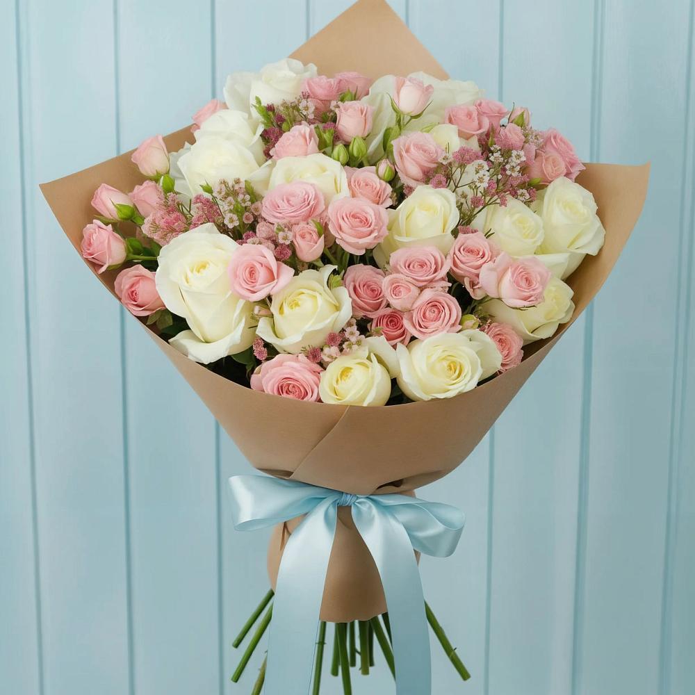 Букет цветов из: Розы в Рогачево