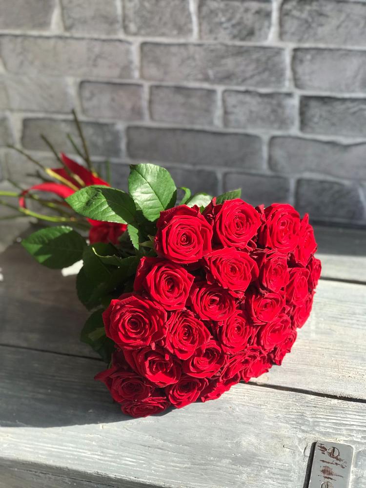 Букет Красные розы Фридом в Рогачево