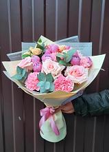 Букет цветов из:  Розы и Гвоздики #REPLACE_PRED# Рогачево