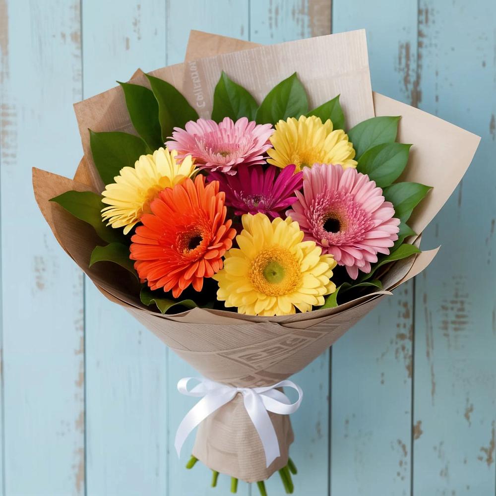 Букет цветов из: Герберы в Рогачево