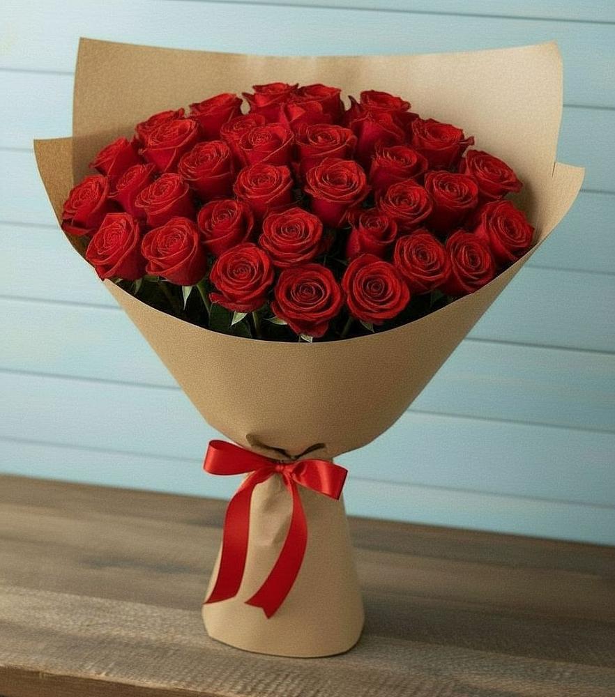 Букет Красные розы Милано в Рогачево
