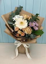Букет цветов из:  Герберы и Хризантемы в Рогачево