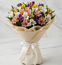Букет цветов из:  Альстромерии #REPLACE_PRED# Рогачево