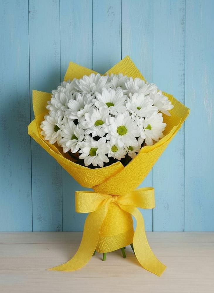 Букет цветов из: Хризантемы в Рогачево