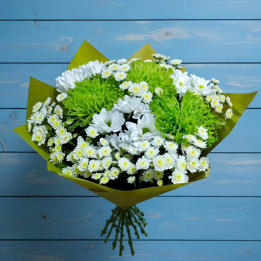 Букет цветов из: Хризантемы в Рогачево