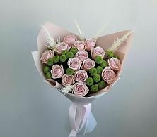 Букет цветов из:  Розы и Хризантемы в Рогачево
