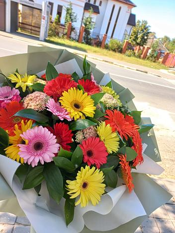 Букет цветов из: Герберы в Рогачево